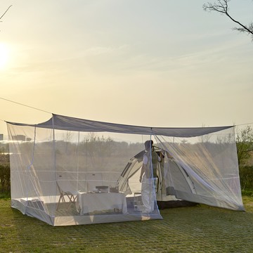 ALTTEURI 蜘蛛蚊帳  特大(400x300x215cm)  白色