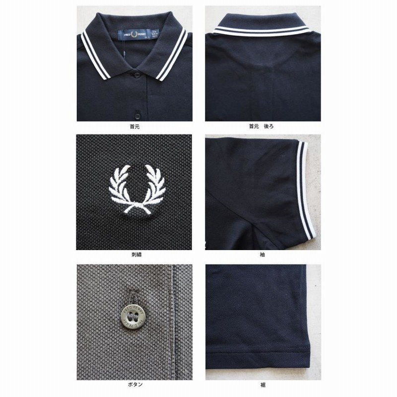 フレッドペリー ワンピース レディース FRED PERRY TWIN TIPPED FRED