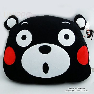 【UNIPRO】 熊本熊 KUMAMON Oh! 哦 頭型 絨毛 抱枕 午安枕 靠枕  正版授權