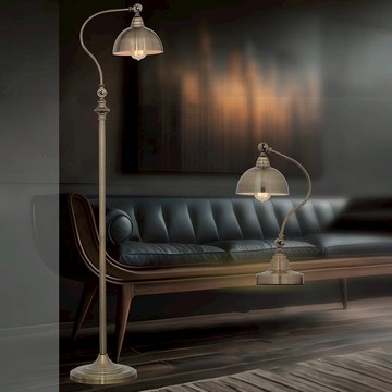 鋼質鍍青古銅古銅立燈  38-84061、84062