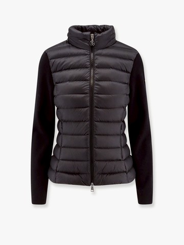 Nylon and wool cardigan jacket - MONCLER - gender_Woman