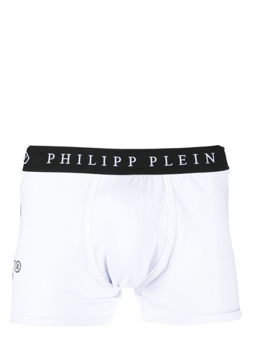 Philipp Plein - logo print boxers - men - Fabric - M - White