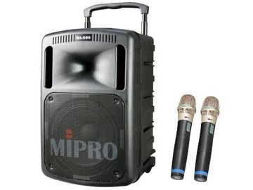 MIPRO MA-808 大型行動式擴音喇叭 附二支無線麥克風