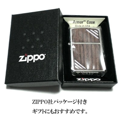 ジッポ アーマー ZIPPO ライター ローズ ウッド コーナーライン 