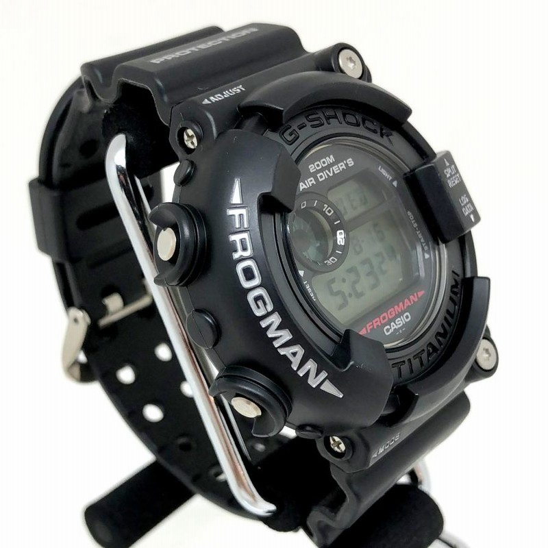 G-SHOCK ジーショック CASIO カシオ 腕時計 DW-8200Z-1T フロッグマン FROGMAN メンインブラック デジタル  【IT3CQCYDL62S】 | LINEブランドカタログ