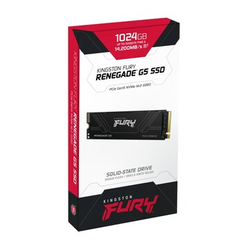 金士頓 Kingston【FURY Renegade G5 PCIe 5.0 NVMe M.2】 1TB/2TB/4TB