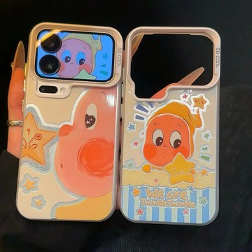 適用iPhone17ProMax可愛星星人保護套蘋果16plus 15Pro 14 13 12 11手機殼