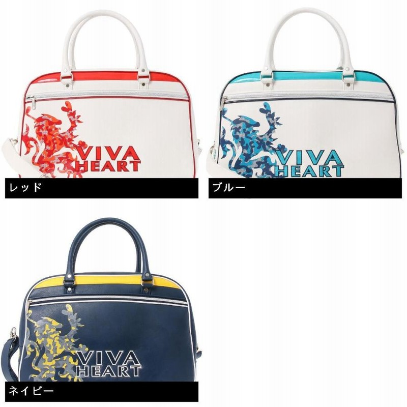 新品 VIVA HEART ビバハート ゴルフ  ボストンバッグ WH ビバハート VIVA HEART ボストンバッグ 017-82909 ボストン