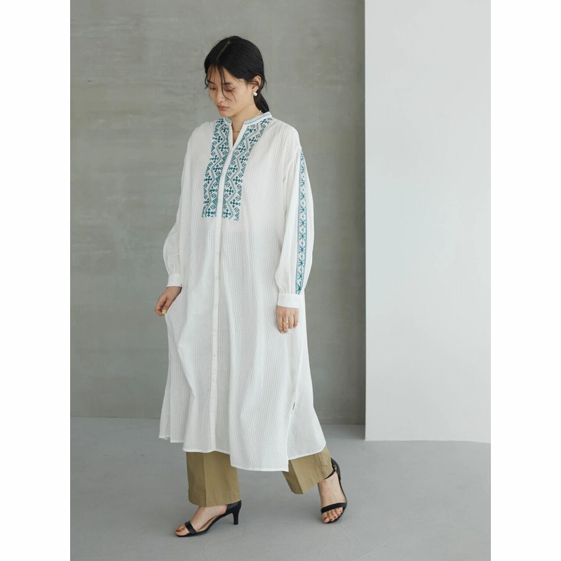 インドコットン 2way刺繍ワンピース 通販 Lineポイント最大1 0 Get Lineショッピング