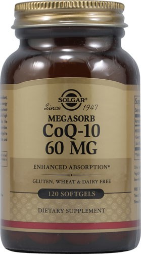 Solgar Megasorb CoQ-10 60 mg - 120 Softgels
