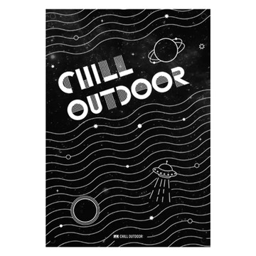 Chill Outdoor 透明一單位板  萩遊太空  36 x 25 x 1cm  25cm