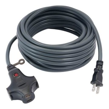 TRENY 2.0mm²雙絕緣動力過載延長軟線 15米(灰色) 2.0mm², 15米, 灰色