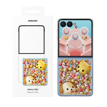 【Samsung 三星】Galaxy Z Flip7 原廠主題式感應保護殼 - 附感應卡 (EF-ZF766)