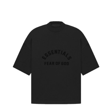 ESSENTIALS BONDED TEE BLACK