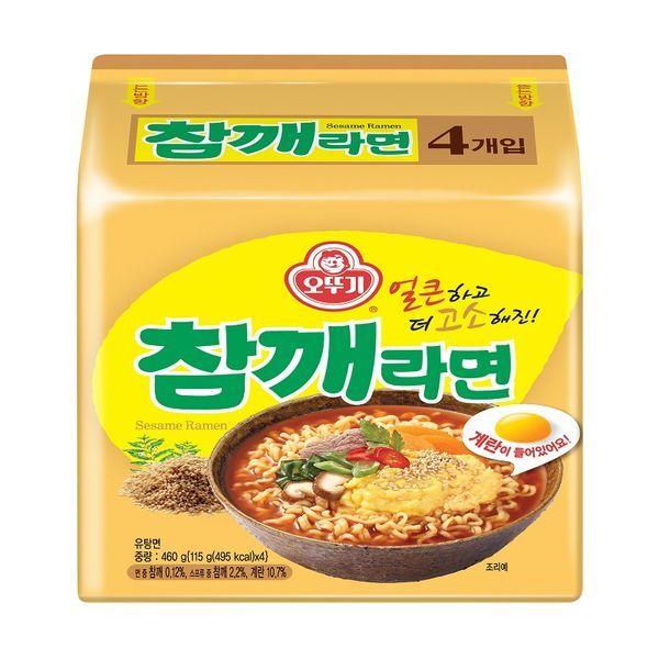 ごまラーメン　1袋(115g) x 4袋　／インスタントラーメン／韓国食品