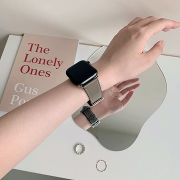 極簡高級感Apple watch 真皮錶帶