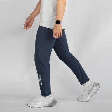 【A-MYZONE】男款 透氣舒適運動長褲-丈青色