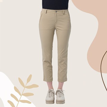 【Wildland 荒野】N66彈性抗UV防曬9分褲 女 0B11303-121 小麥色