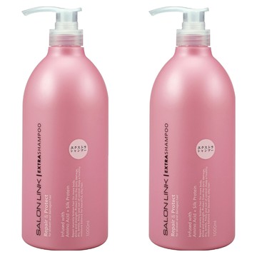 KUMANO 熊野油脂 無矽靈平衡保濕修護沙龍洗髮精 含乳油木果精華 深層滋養修復 適合毛躁髮質 歐洲花香調  1L  2瓶