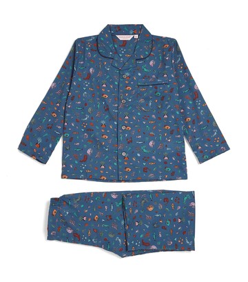 Derek Rose Kids Printed Ledbury Pyjama Set