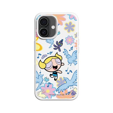 iPhone 16 SolidX 白 - The Powerpuff Girls 飛天小女警 - 泡泡