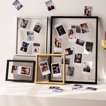 豆小卡展示架 6寸明信片7/8相框擺 臺情侶diy3寸照片夾