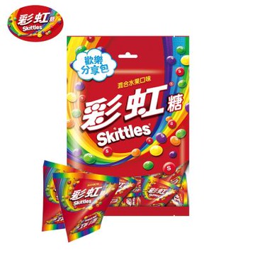 Skittles彩虹糖 混合水果口味量販包 樂享包 135g (9g*15)