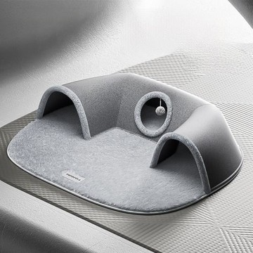 POPO貓隧道冬季保暖貓窩安全感躲避屋冬天封閉鉆洞貓墊子貓咪玩具