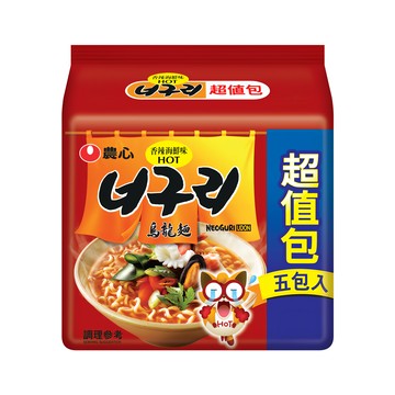 NONGSHIM 農心 香辣海鮮味烏龍麵  120g  5包