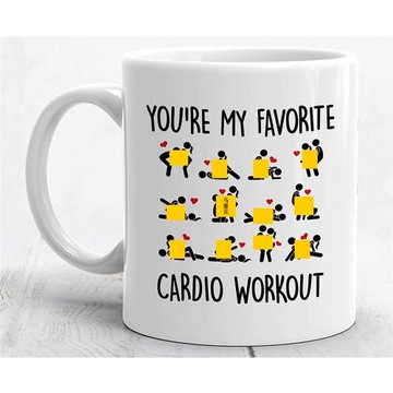 Cardio有氧運動Workout陶瓷咖啡馬克杯子茶水杯520情人節生日禮物