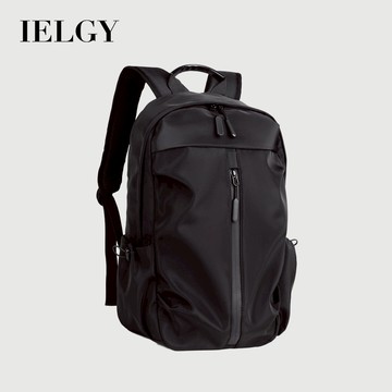 IELGY 男包簡約休閒電腦百搭時尚旅行歐美黑色