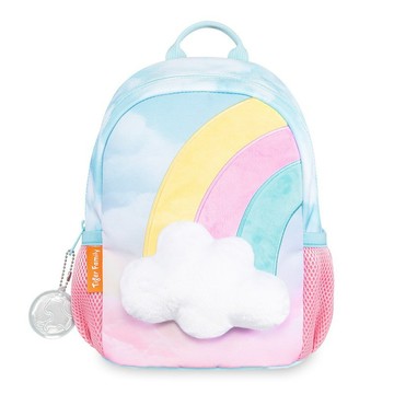 新品 抱抱好朋友 幼兒背包-綿綿雲朵  3D透氣背墊 可拆卸胸扣