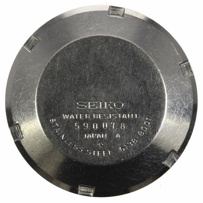 SEIKO】セイコー 逆パンダ cal.6138B クロノグラフ 6138-8001