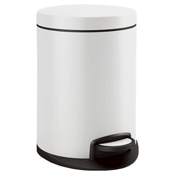 AOTTO 創意傢俱 踩踏式靜音不銹鋼垃圾桶 SD-012W 25 x 41.5cm 白色 12L