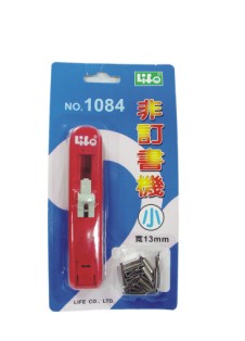 徠福 非訂書機 裝訂器(小型) 非釘書機 /支 NO.1084【APP滿額下單10%點數(單一帳號最高1000點)】4/30止