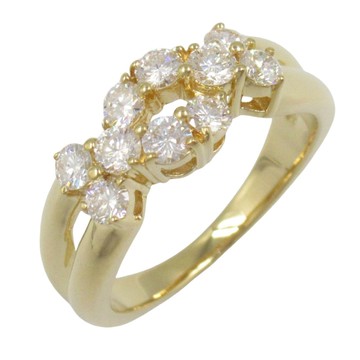JEWELRY 無品牌珠寶 18K黃金 鑽石 戒指 10.5 【二手名牌BRAND OFF】