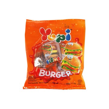 印尼 Yupi 呦皮~漢堡QQ糖(28g)