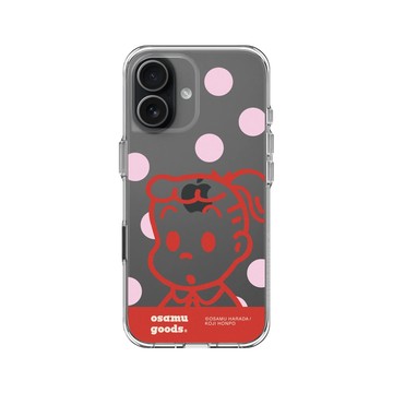 iPhone 17 Clear Case（相機按鈕） 透明 - OSAMU GOODS - 大圓點系列-Jill