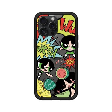 iPhone 15 Pro Max Mod NX 黑 - The Powerpuff Girls 飛天小女警 - 毛毛