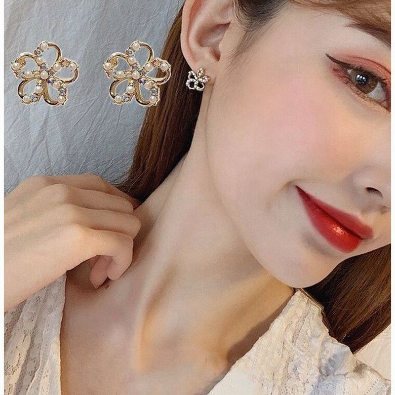レディースピアス ピアス アクセサリー お花 フラワー 小さめ 小ぶり 両耳 レディースアクセサリー 可愛い かわいい 女性用 婦人用 レディース お 通販 Lineポイント最大0 5 Get Lineショッピング