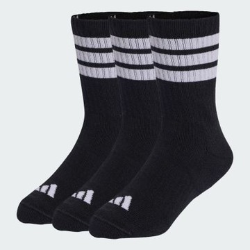 【adidas 愛迪達】 3STRIPES 中筒襪 3 雙入 童襪 KD1719