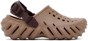 Crocs 棕色 Echo 凉鞋