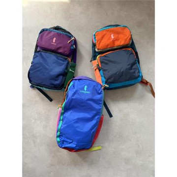 美國羊駝多巴胺戶外旅行包個性輕量彩色休閑撞色防水雙肩背包書包