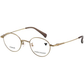 LONGCHAMP 純鈦 光學眼鏡(金色)LO2532LBJ