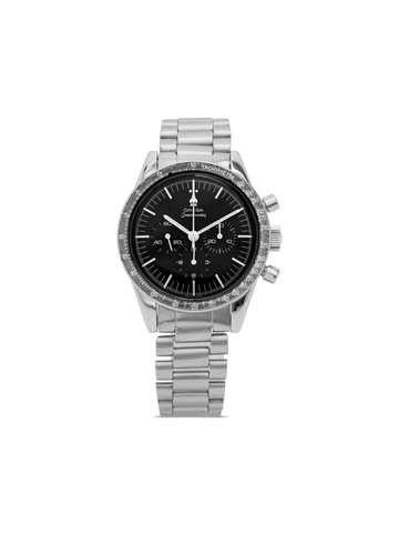 OMEGA - 1968 pre-owned Speedmaster 40mm - unisex - Plexiglass/stainless steel - One Size - Black