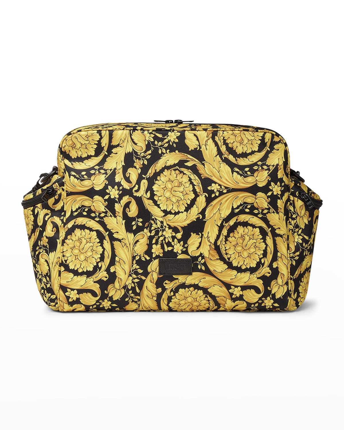 Kid's Barocco-Print Diaper Bag w/ Changing Pad