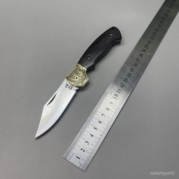 D2鋼折疊刀戶外多功能鋒利小刀水果刀露營隨身小刀 CFLD