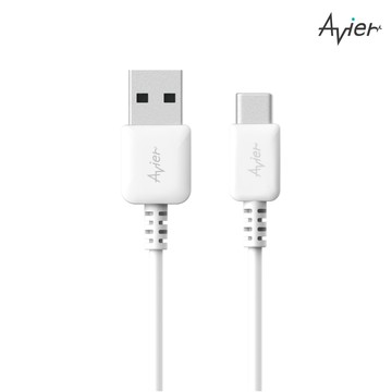 Avier COLOR MIX USB-C to USB-A 高速充電傳輸線 / 1m / 北歐白