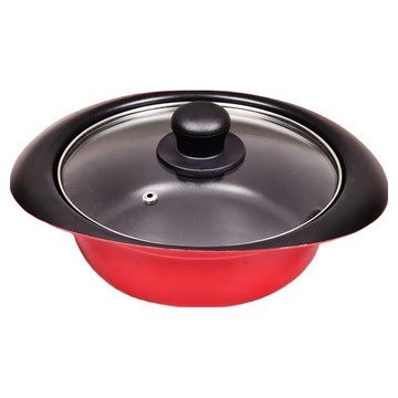 珍珠金屬 玻璃蓋壽喜燒鍋 Petit Cook IH適用  18cm  HB-2458  1個