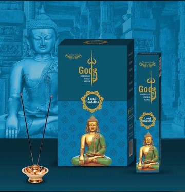 [綺異館]印度香 神明保佑系列-佛陀香 15g lord buddha 提升正能量 保護力 薰香 線香